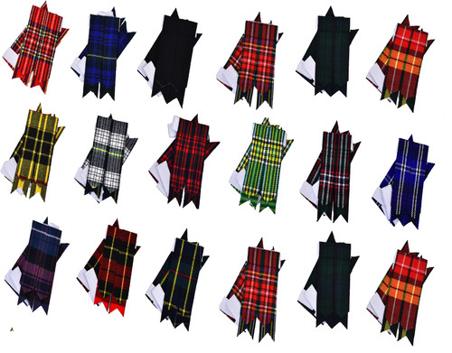 Scottish kilt sock flashes - kilt, 42